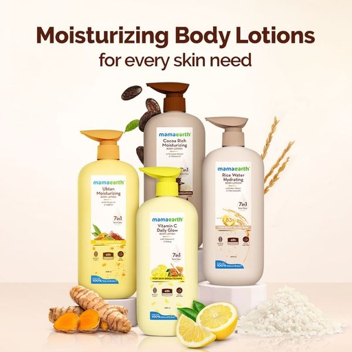 Mamaearth Rice Water Hydrating Body Lotion-400ml | Jeevee