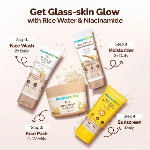 Me Rice Dewy Bright Face Pack 200 G | Jeevee