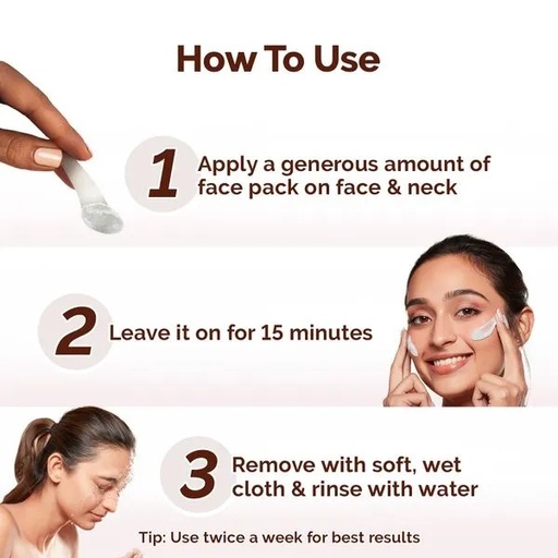 Me Rice Dewy Bright Face Pack 200 G | Jeevee