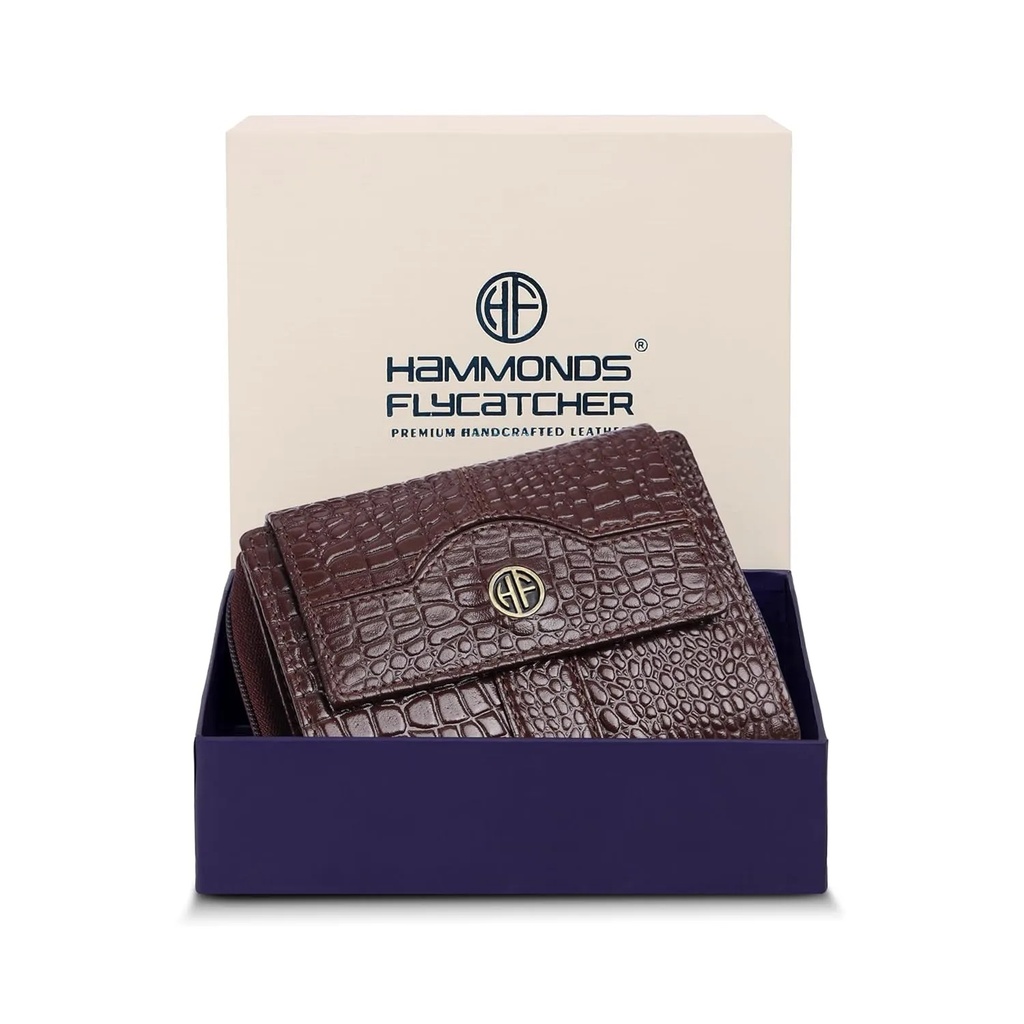 Hammonds Flycatcher Leather Ladies Wallet For Woman With 14 Card Slots ...