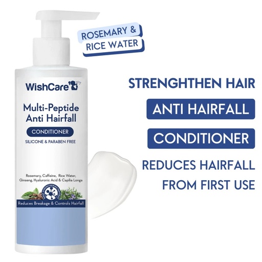 Wishcare Multi Peptide Rice Water Anti Hairfall Conditioner - 200ml ...