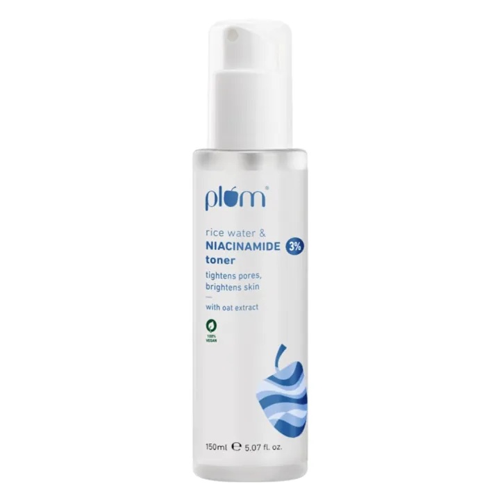 Plum Rice Water & Niacinamide 3% Toner 150ml | Jeevee